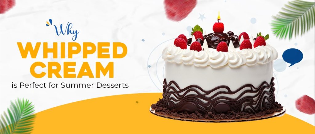 non-dairy whipped cream for summer desserts